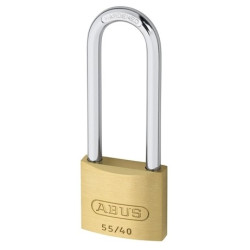 Abus 55/40HB63: cadenas laiton 40 mm anse longue 63 mm