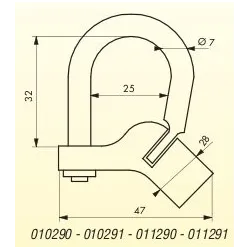 Schéma cadenas THIRARD d'artillerie 29