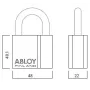 cadenas ABLOY PL330 - SENTRY classe 3 européen - Image 3