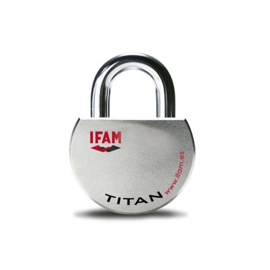 Cadenas de sécurité IFAM TITAN, corps robuste, livré avec 3 clés