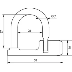 Schéma cadenas d'artillerie 329 C EDF 011250