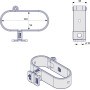 Cravate de grille ABUS Gatesec 131 140 - schéma technique - Image 4