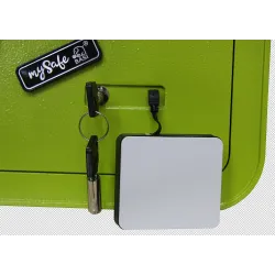 Coffre fort de couleurs à code BASI MySafe couleur vert