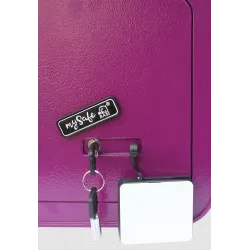 Coffre-fort de couleur BASI MySafe 430 à empreinte digitale violet