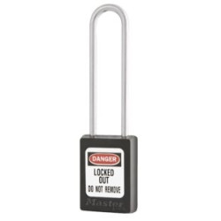 Master Lock S31-LT noir - cadenas de consignation électrique anse longue