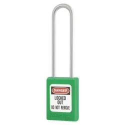 Master Lock S31-LT vert - cadenas de consignation électrique anse longue