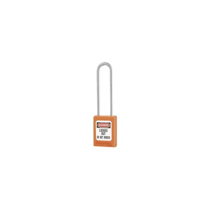 Master Lock S31-LT orange - cadenas de consignation électrique anse longue