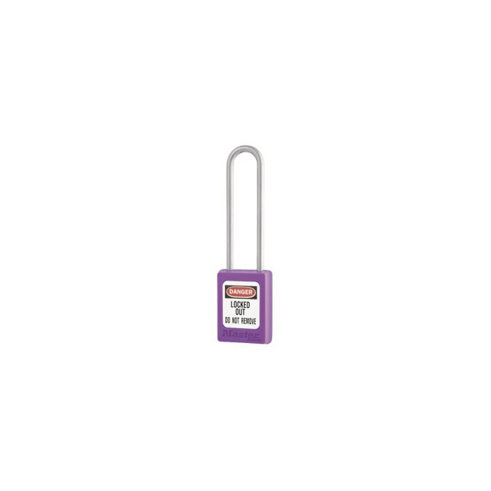 Master Lock S31-LT violet - cadenas de consignation électrique anse longue