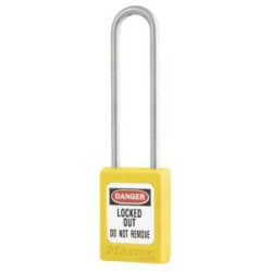 Master Lock S31-LT jaune - cadenas de consignation électrique anse longue