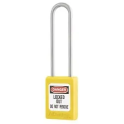 Master Lock S31-LT jaune - cadenas de consignation électrique anse longue