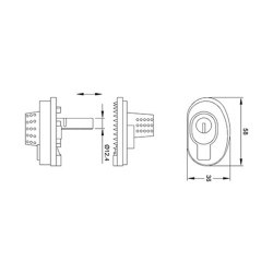 Schéma pour fusil IFAM GUNLOCK conçu pour des pistolets