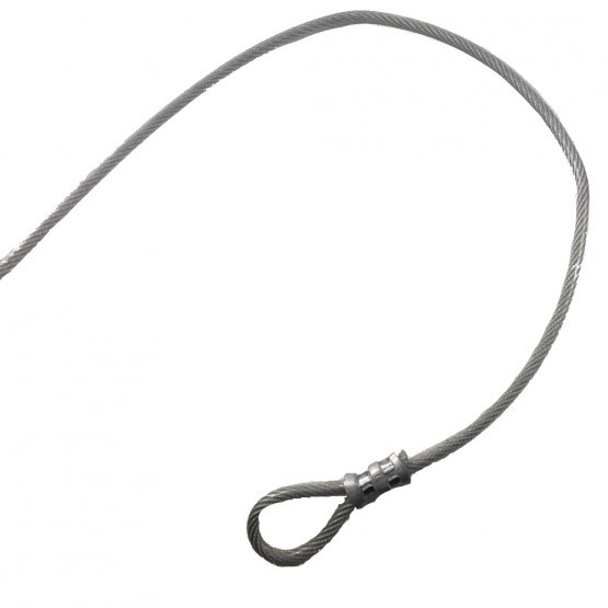 Câble de verrouillage 2 mtr x 6-8 mm - Câble en acier avec boucle -  Revêtement en