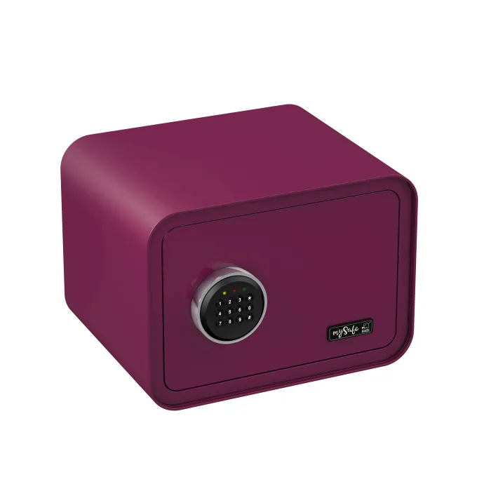 Coffre fort de couleurs à code BASI MySafe couleur violet