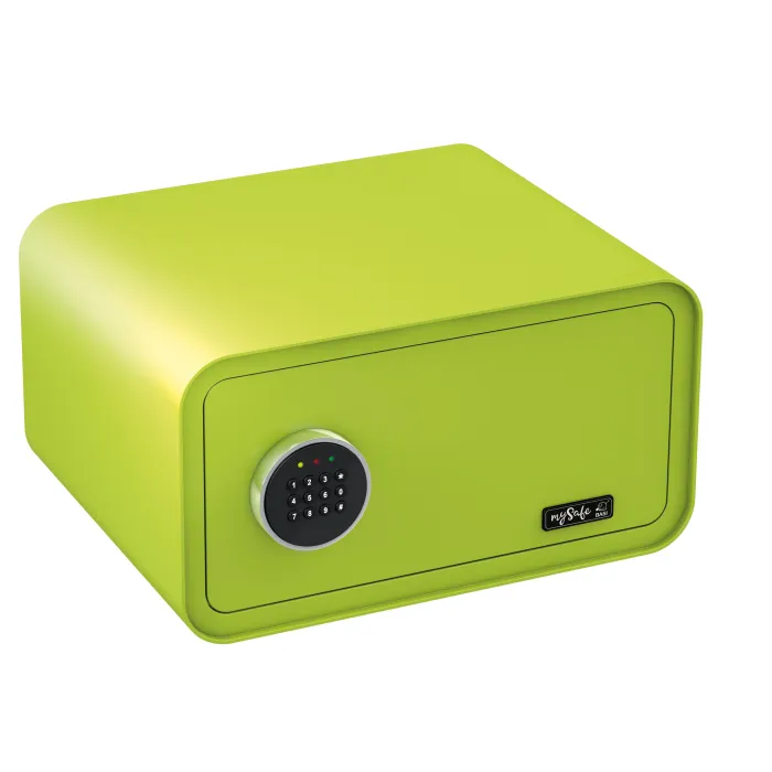 Coffre fort de couleur à code 430 BASI MySafe couleur vert