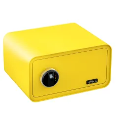 Coffre-fort de couleur BASI MySafe 430 à empreinte digitale jaune