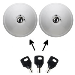 UFO3 meroni Smart Duo, serrure antivol pour véhicules utilitaire couleur noir ou blanc