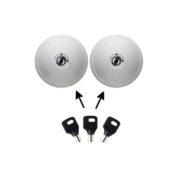 UFO3 meroni Smart Duo, serrure antivol pour véhicules utilitaire couleur noir ou blanc