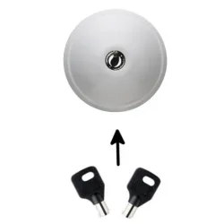 Serrure antivol utilitaire système de fermeture automatique Meroni UFO3 nuovo Smart pour véhicule utilitaire couleur blanc