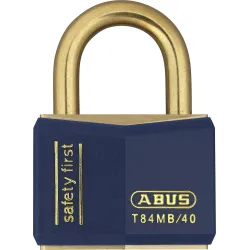 Cadenas ABUS T84MB 40mm cadenas marine, safety, cadenas couleur bleu