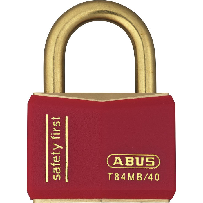 Cadenas ABUS T84MB 40mm cadenas marine, safety, cadenas couleur rouge