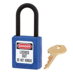 Master Lock 406BLU - cadenas de consigantion non conducteur