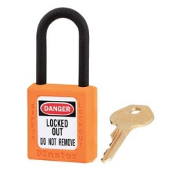 Master Lock 406ORJ - cadenas de consigantion non conducteur