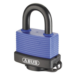 ABUS 70IB/45 - cadenas laiton anse inox entièrement gaîné PVC