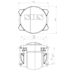 Verrou de porte SBS Turtle