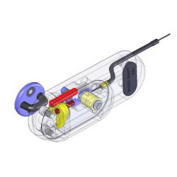 Serrures utilitaires Block Shaft Gatelock modèle triple