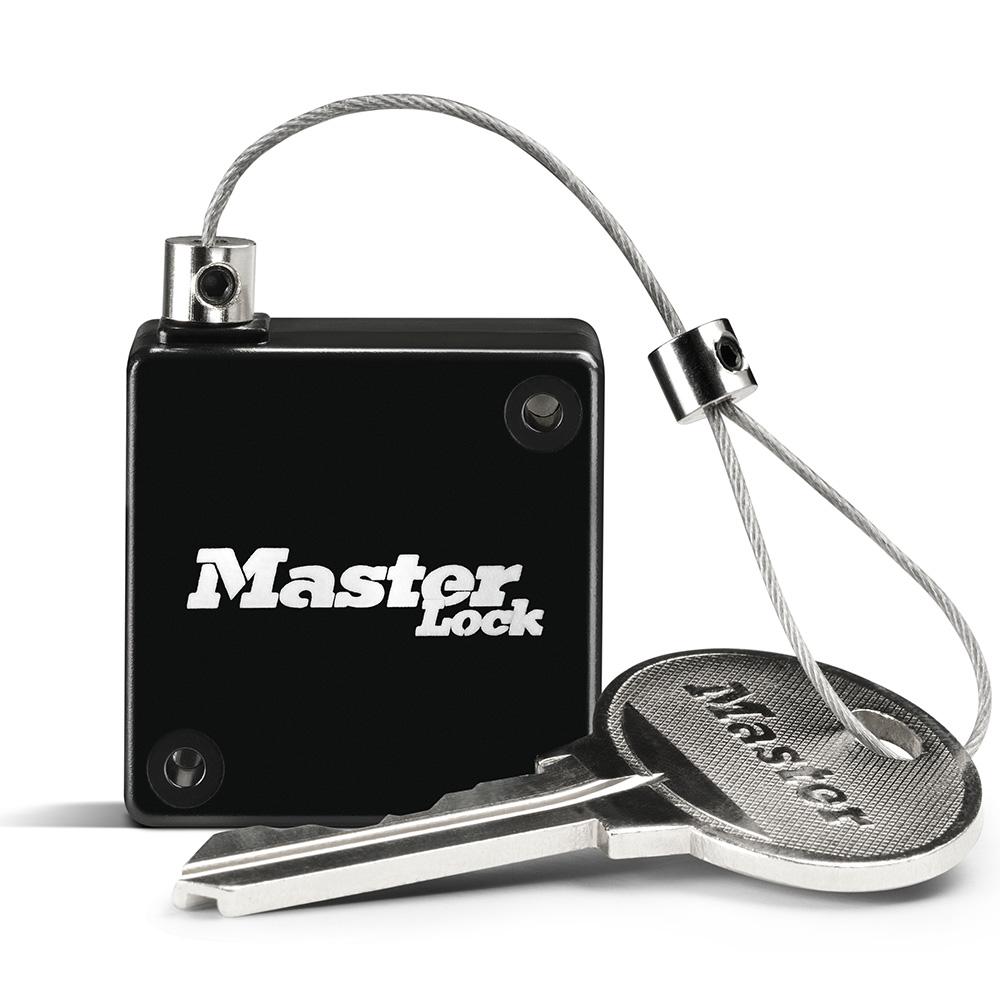 Master Lock Câble rétractable pour ranger les clefs dans la boite à clefs,  Jusqu'à 91 cm de long
