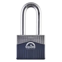 Cadenas de sécurité SQUIRE Warrior 65/2.5 à anse longue, grade 3 EN12320. Pour utilisation extérieur et intérieur