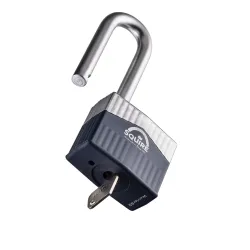 Cadenas de sécurité SQUIRE Warrior 65/2.5 à anse longue, grade 3 EN12320. Pour utilisation extérieur et intérieur