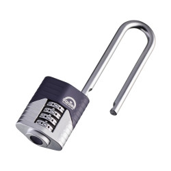 Cadenas de sûreté Squire Vulcan 40, cadenas à code programmable 4 chiffres. Utilisation extérieur ou intérieur 