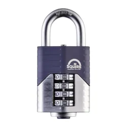 Cadenas de sûreté Squire Vulcan 50, cadenas à code programmable 4 chiffres. Utilisation extérieur ou intérieur 