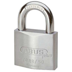 ABUS 88/50 - cadenas haute sécurité avec serrure ABUS Plus