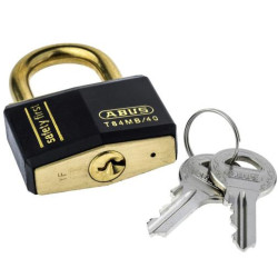 Cadenas ABUS T84MB 40mm cadenas marine, safety, cadenas couleur noir