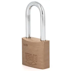 Cadenas laiton massif 30mm anse haute IFAM E30, 2 clés, cadenas pour vestiaires du personnel