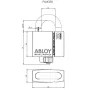 Cadenas ABLOY PLM 350B , serrure sentry ou protec2, cadenas très haute sécurité - Image 11