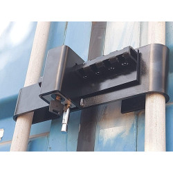 Antivol pour containers et conteneurs Container Lock noir Multlock