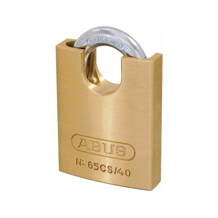 ABUS 65CS/40. Boîtier en laiton massif, anse blindée