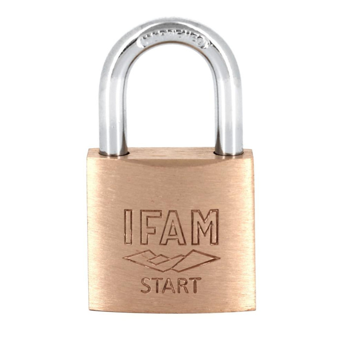 Cadenas à clé en laiton IFAM START 25