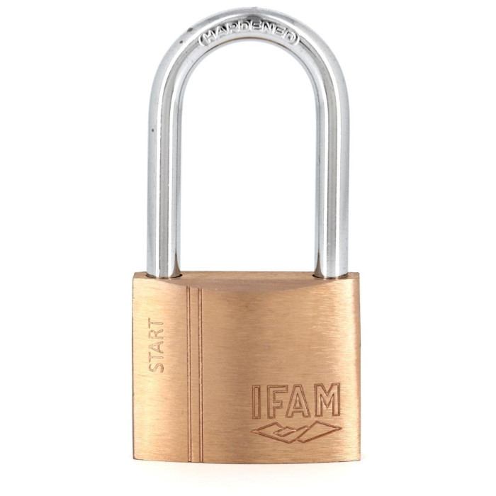 Cadenas à clé en laiton anse haute IFAM START 40LS