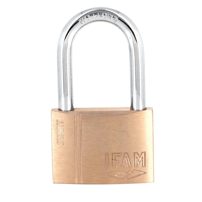 Cadenas à clé en laiton anse haute IFAM START 60 LS