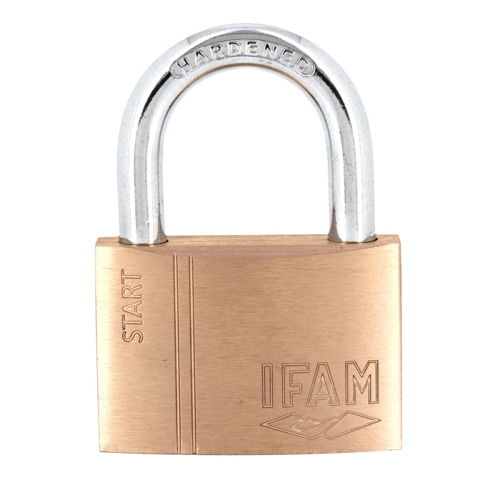 Cadenas à clé en laiton IFAM START 70